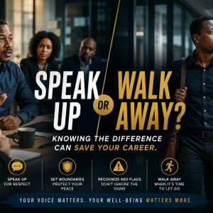 Read more about the article When to Speak Up at Work (And When to Walk Away)