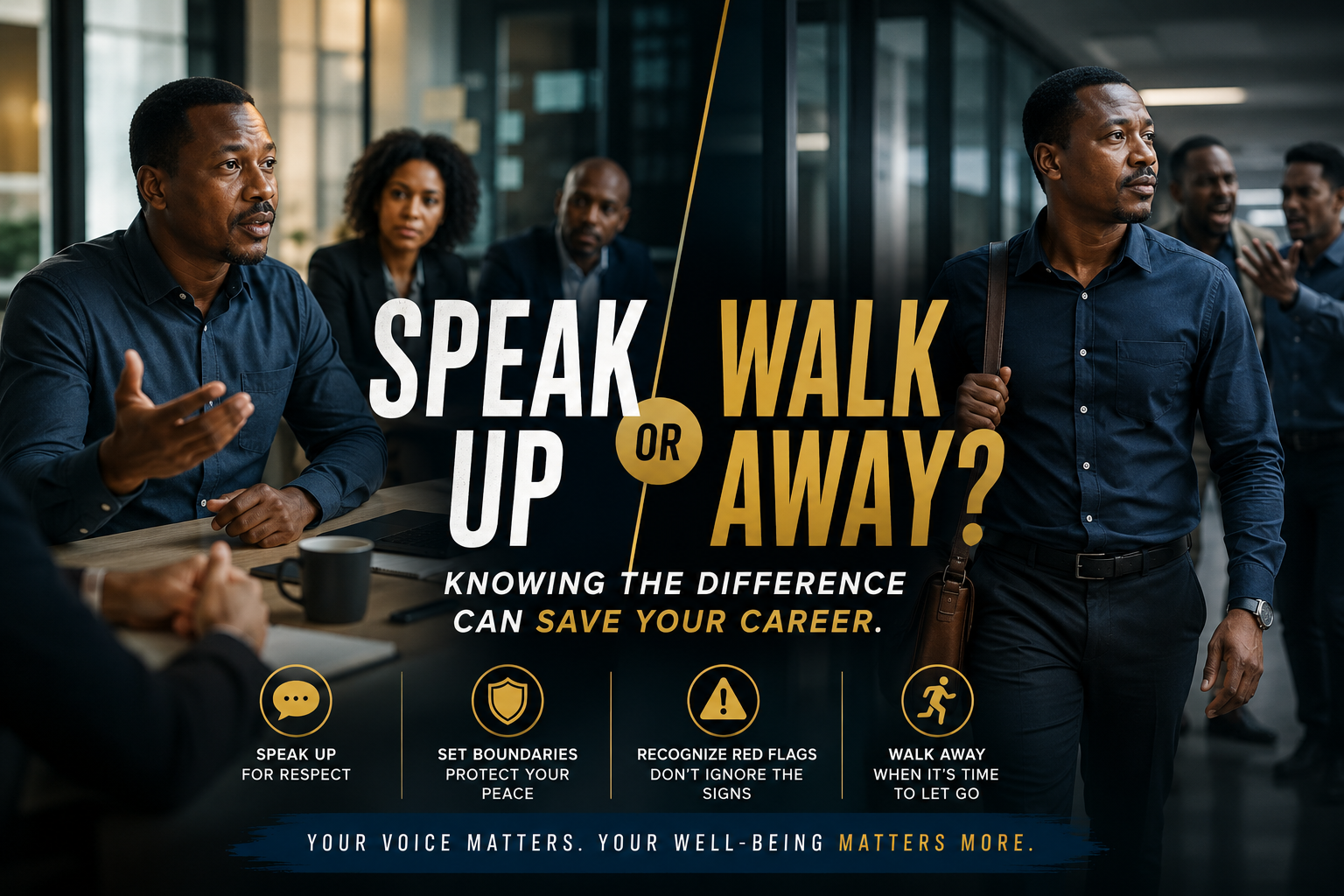 Read more about the article When to Speak Up at Work (And When to Walk Away)
